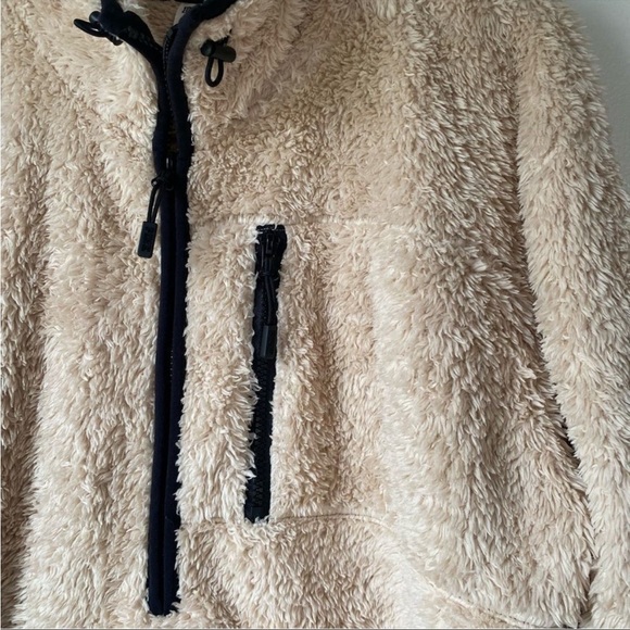 Victoria Secret Pink Teddy Sherpa Half Zip Pullover Jacket - Picture 6 of 6